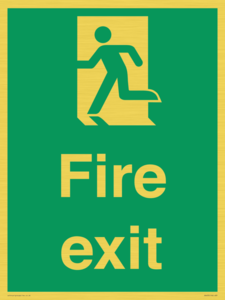 Final fire exit